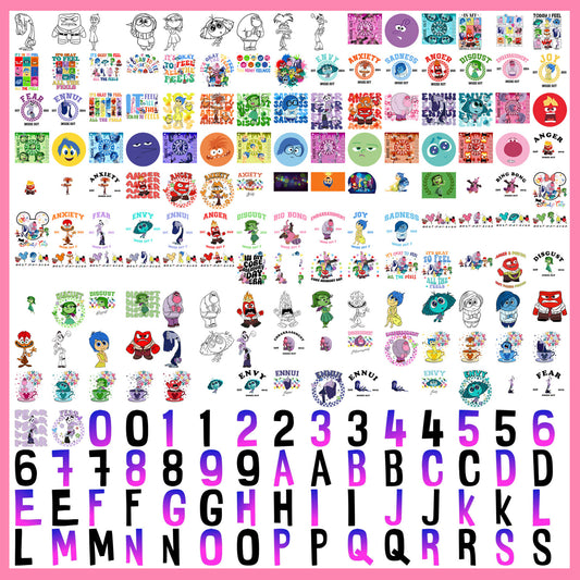 Inside Out 2 Emotions Bundle SVG PNG | SvgBundleHub