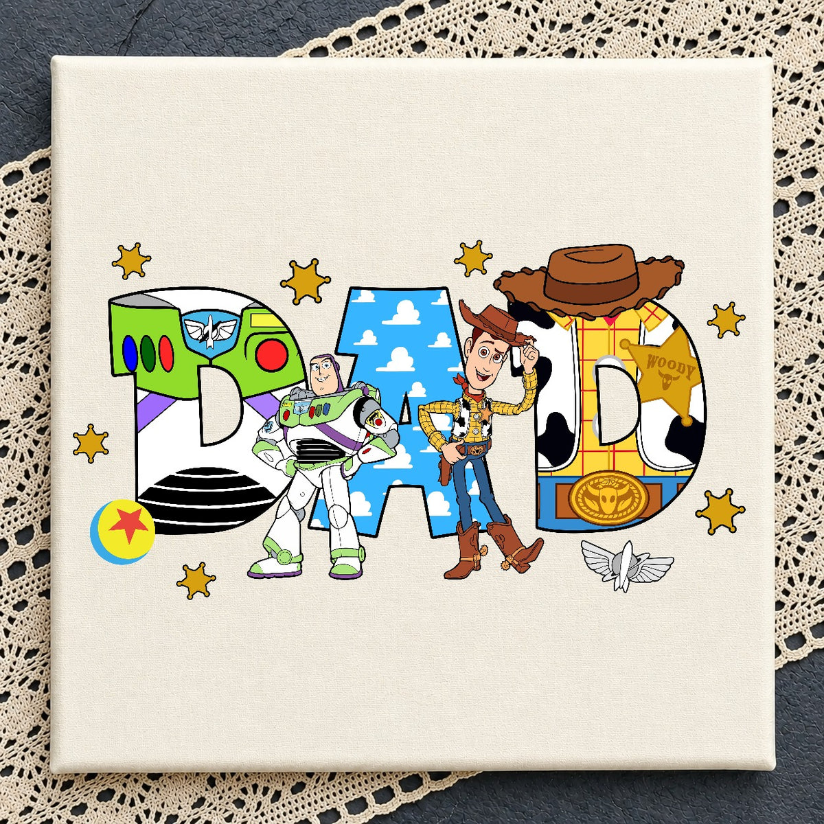 Woody & Buzz DAD Toy Story PNG | SvgBundleHub