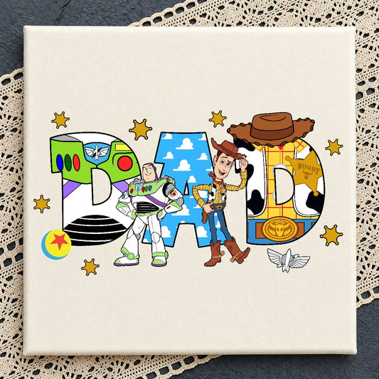 Woody & Buzz DAD Toy Story PNG | SvgBundleHub
