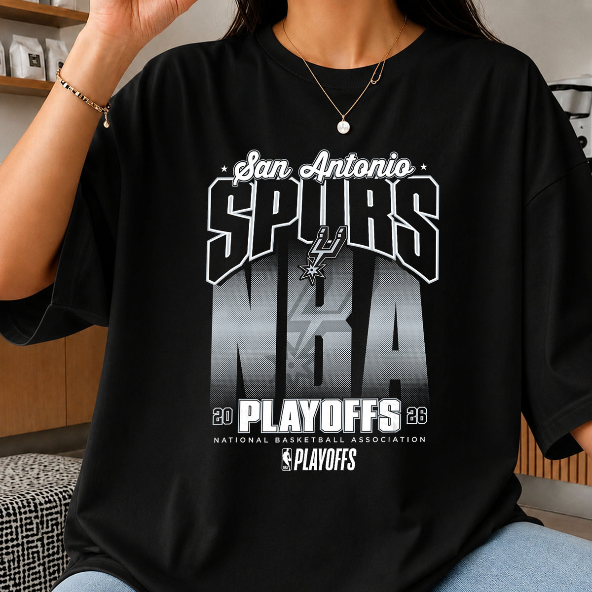 San Antonio Spurs NBA Playoffs 2026 Basketball Team PNG