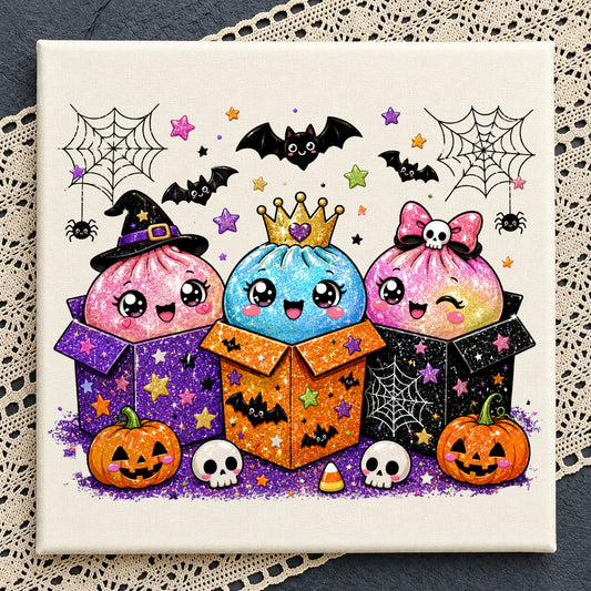 Kawaii Dumpling Halloween Bundle PNG | SvgBundleHub