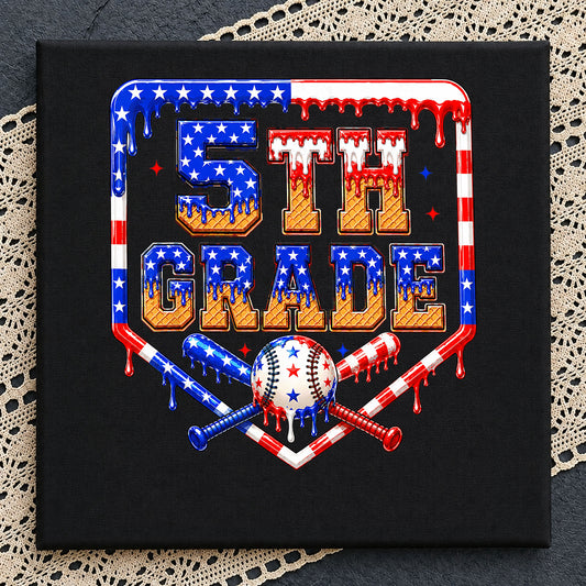 5th Grade Baseball PNG, 4th Of July PNG, Back To School PNG