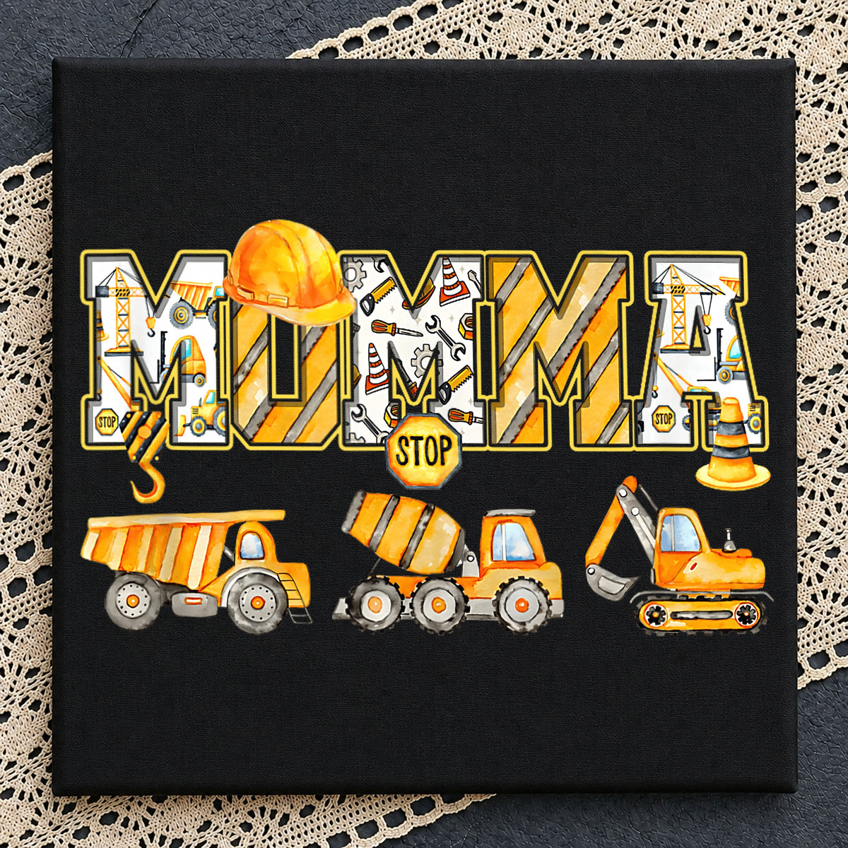 Construction Momma PNG, Dump Truck Mom PNG, Mother's Day PNG