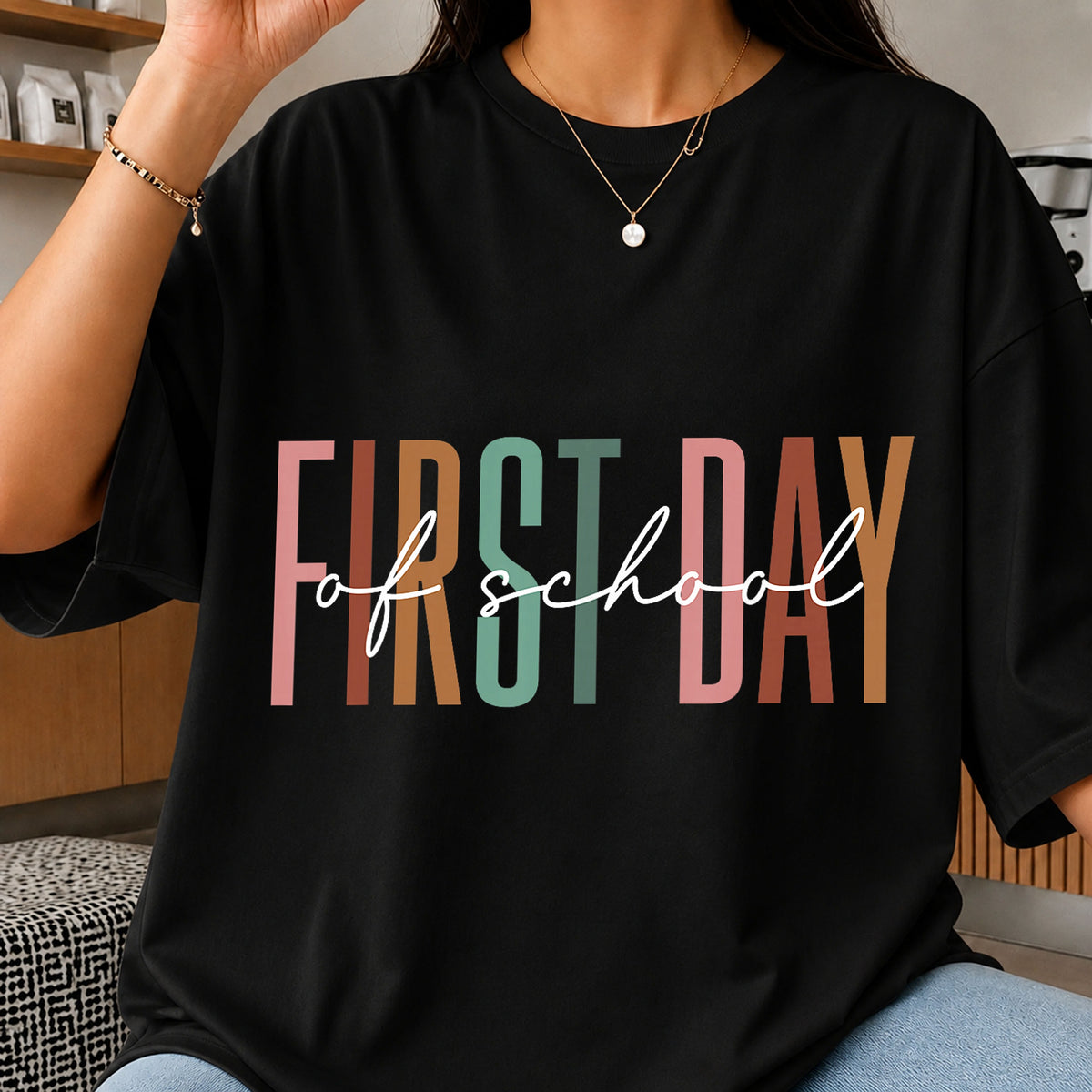 First Day Of School PNG, Back To School Clipart Design