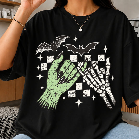 Witch Hand Skeleton Fist Bump Halloween Clipart SVG