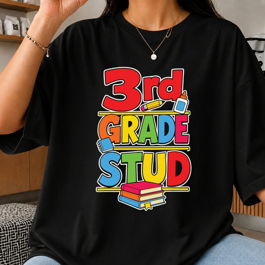 3rd Grade Stud SVG, Back To School Cricut Cut File