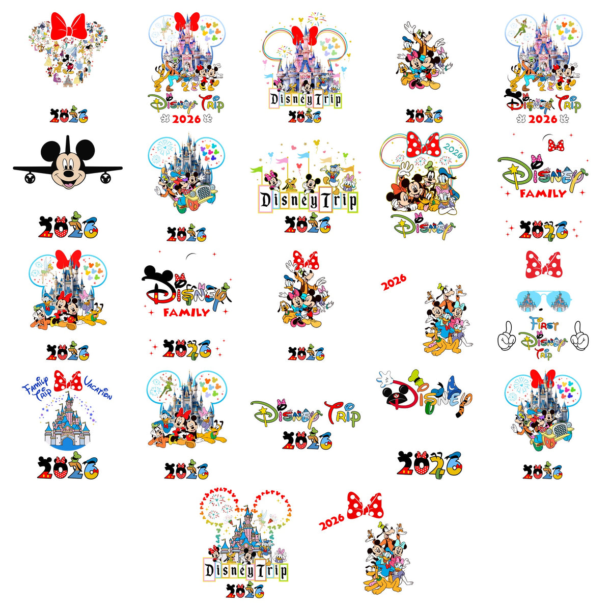 Disney World Trip 2026 Bundle PNG | SvgBundleHub