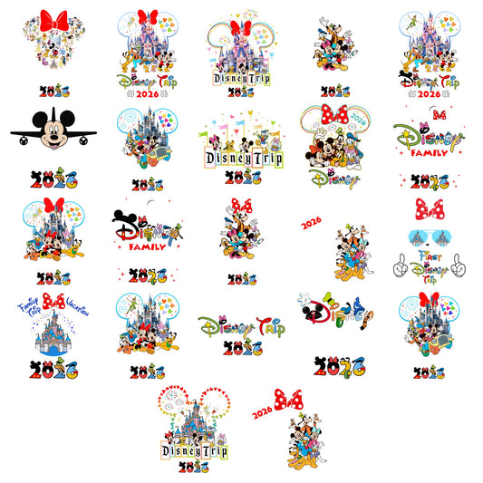 Disney World Trip 2026 Bundle PNG | SvgBundleHub