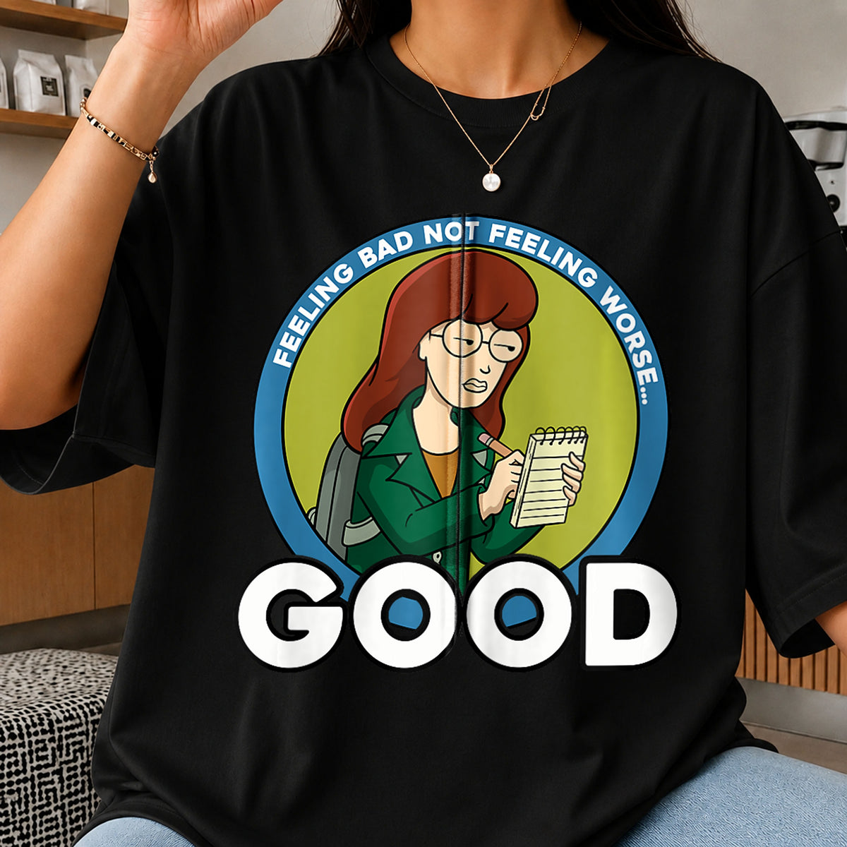 Daria Feeling Bad Not Feeling Worse Good Quote PNG