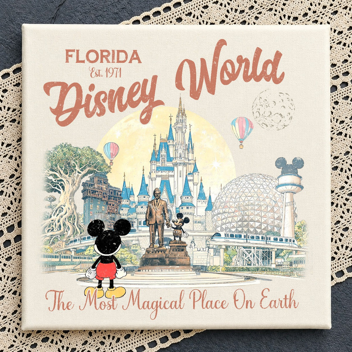 Florida Disney World Vintage PNG | SvgBundleHub