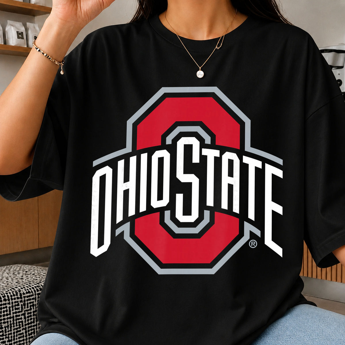 Ohio State Buckeyes Block O Logo Varsity Team PNG