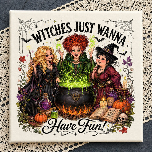 Witches Just Wanna Have Fun Halloween PNG | SvgBundleHub