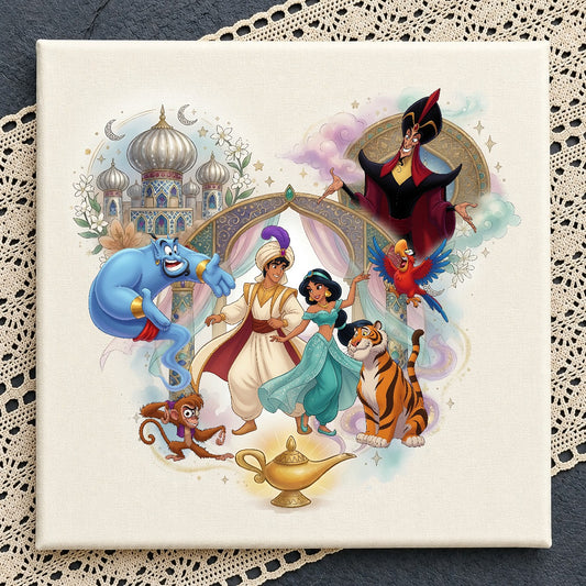 Aladdin Genie & Jasmine Arabian PNG | SvgBundleHub