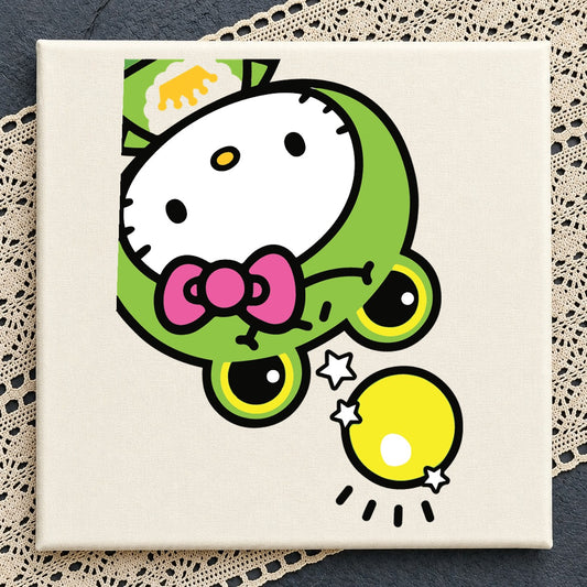 Hello Kitty Frog Costume Kawaii Cricut Cut File SVG