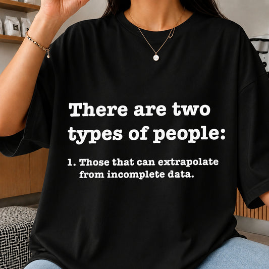 Two Types Of People Extrapolate Incomplete Data File SVG