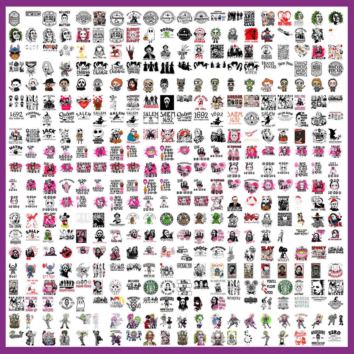 Horror Movies Mega Bundle SVG| SvgBundleHub