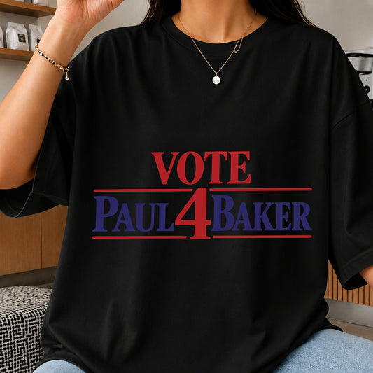 Vote Paul 4 Baker SVG, Political Campaign Clipart Design