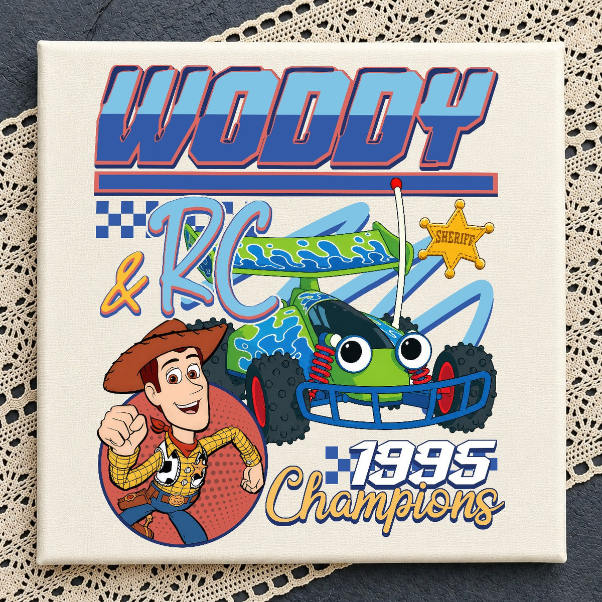 Woody & RC 1995 Champions Racing PNG | SvgBundleHub