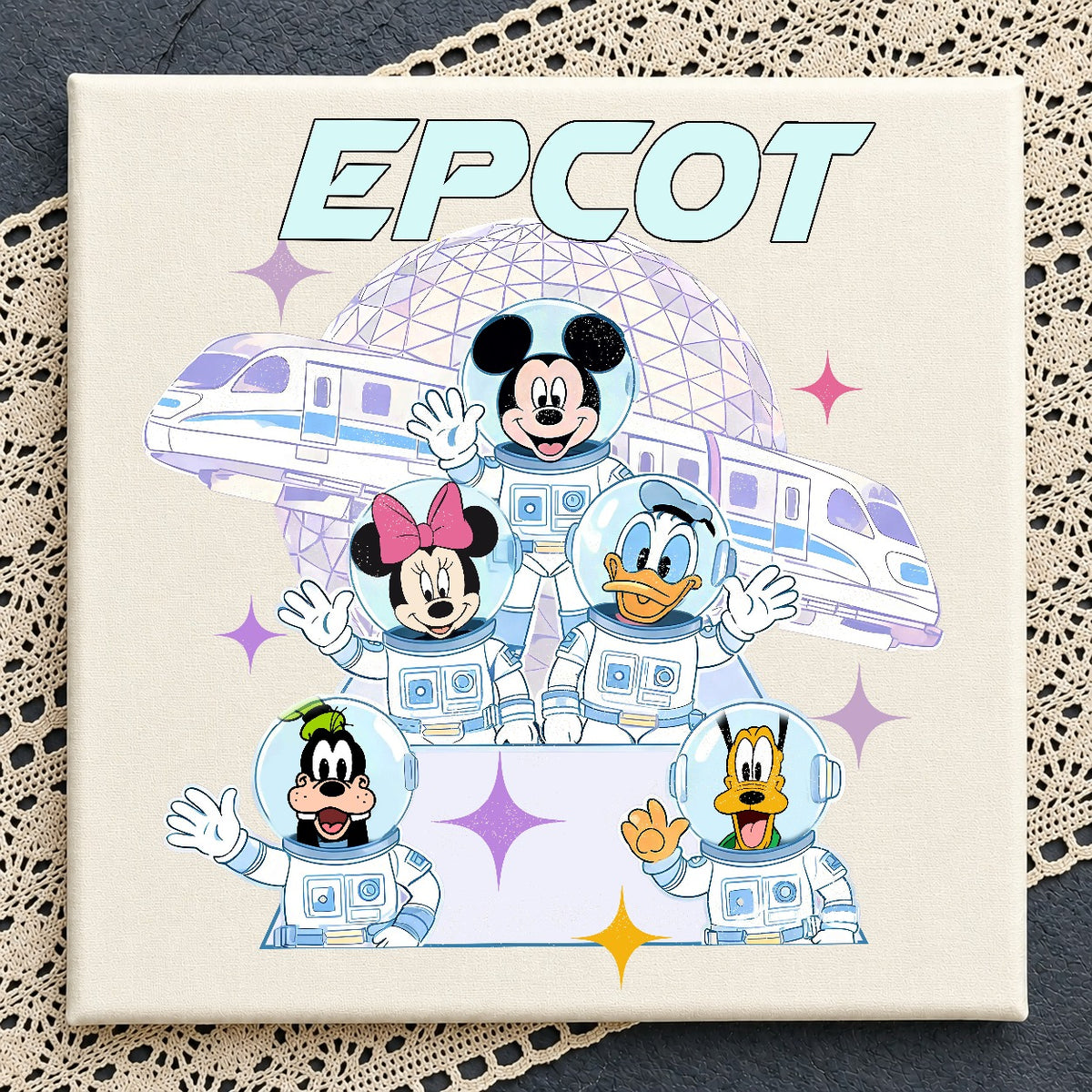 Mickey & Friends Epcot Astronaut PNG | SvgBundleHub