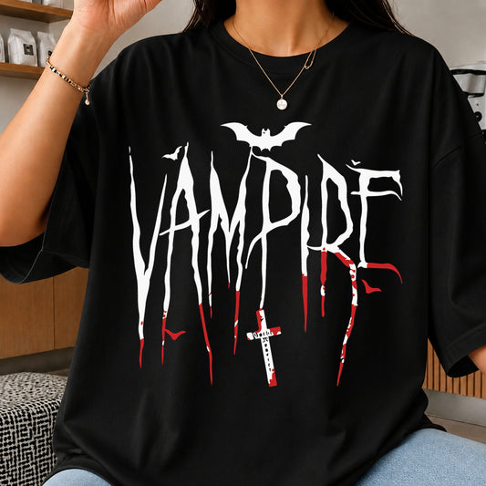 Vampire Halloween SVG, Spooky Bat Horror Cricut Clipart