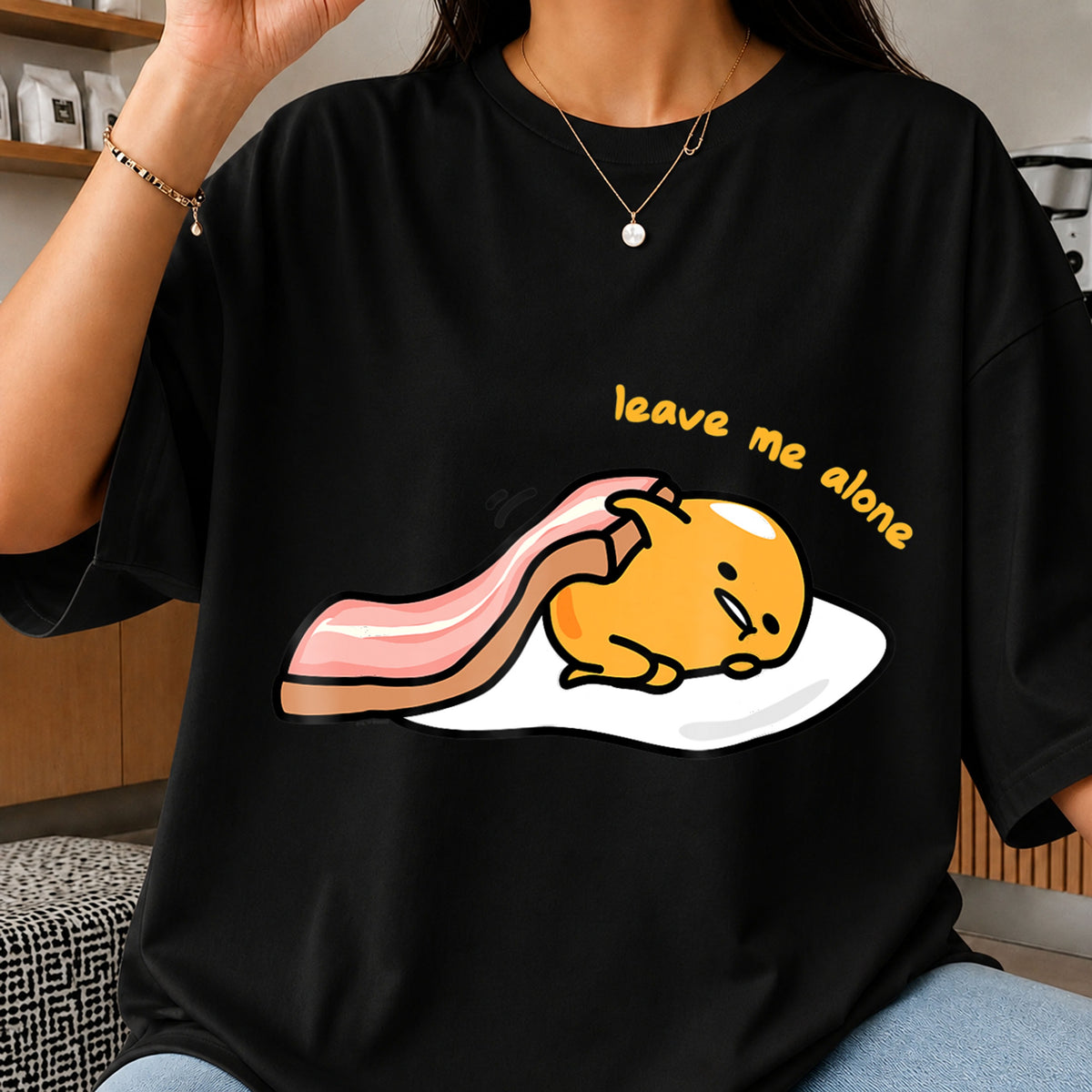 Gudetama Leave Me Alone Lazy Egg Sanrio PNG