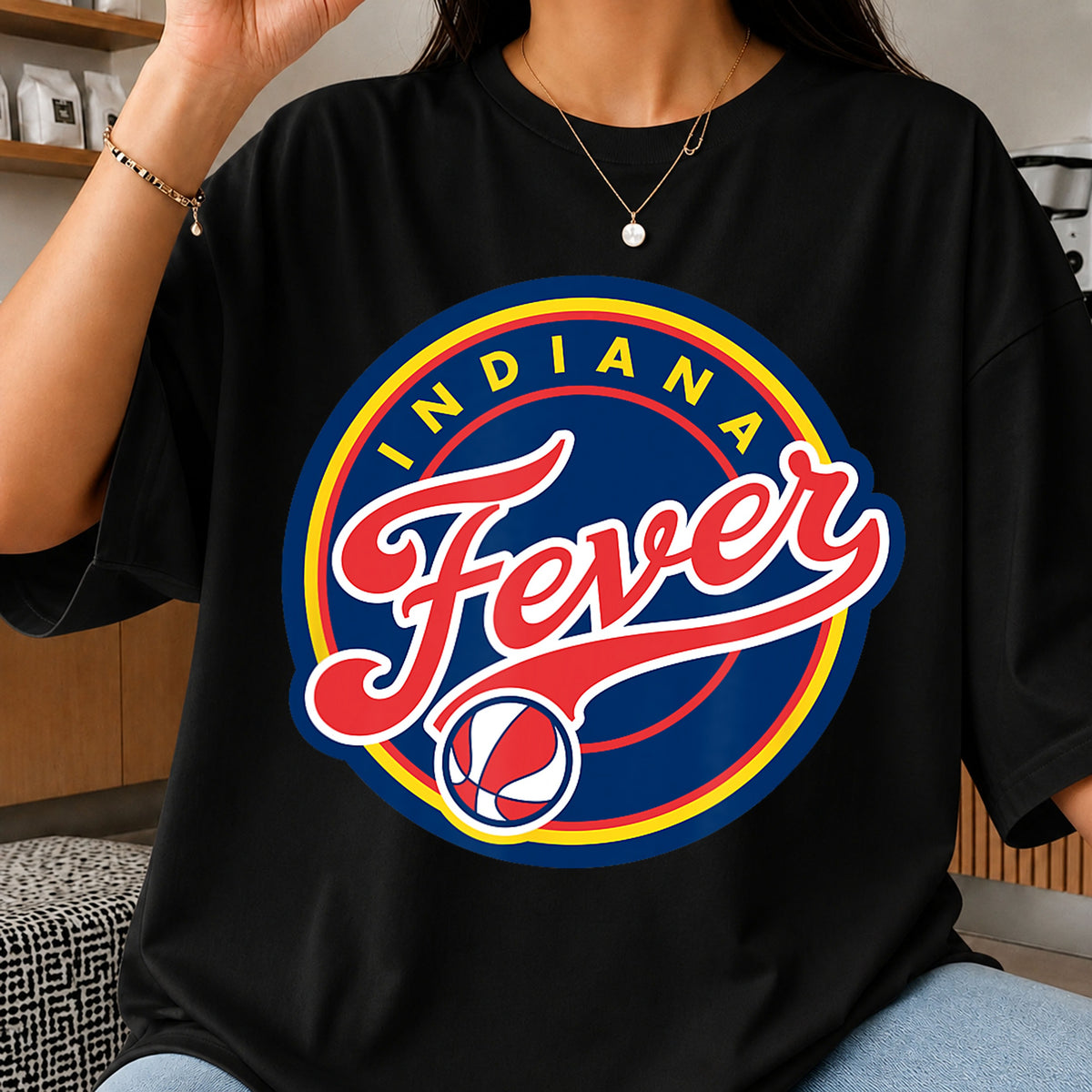 Indiana Fever WNBA Basketball Team Logo Clipart PNG