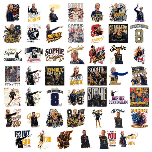 Sophie Cunningham Indiana Fever Bundle PNG | SvgBundleHub