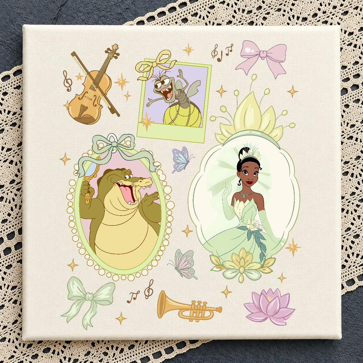 Princess & Frog Tiana Sublimation PNG | SvgBundleHub