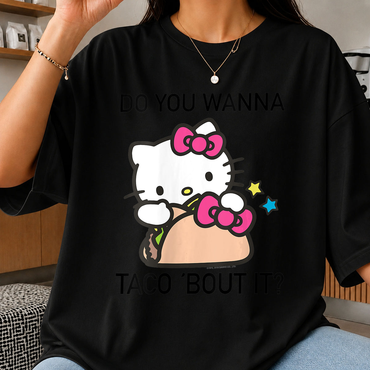 Hello Kitty Taco Bout It Funny Food Sanrio PNG