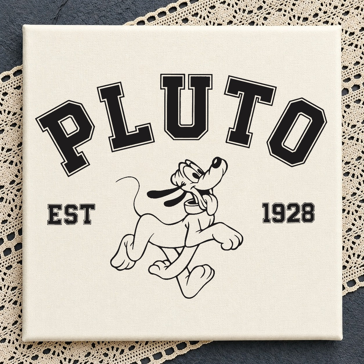 Pluto Dog Est 1928 SVG PNG, Disney Varsity SVG, Mickey Dog SVG