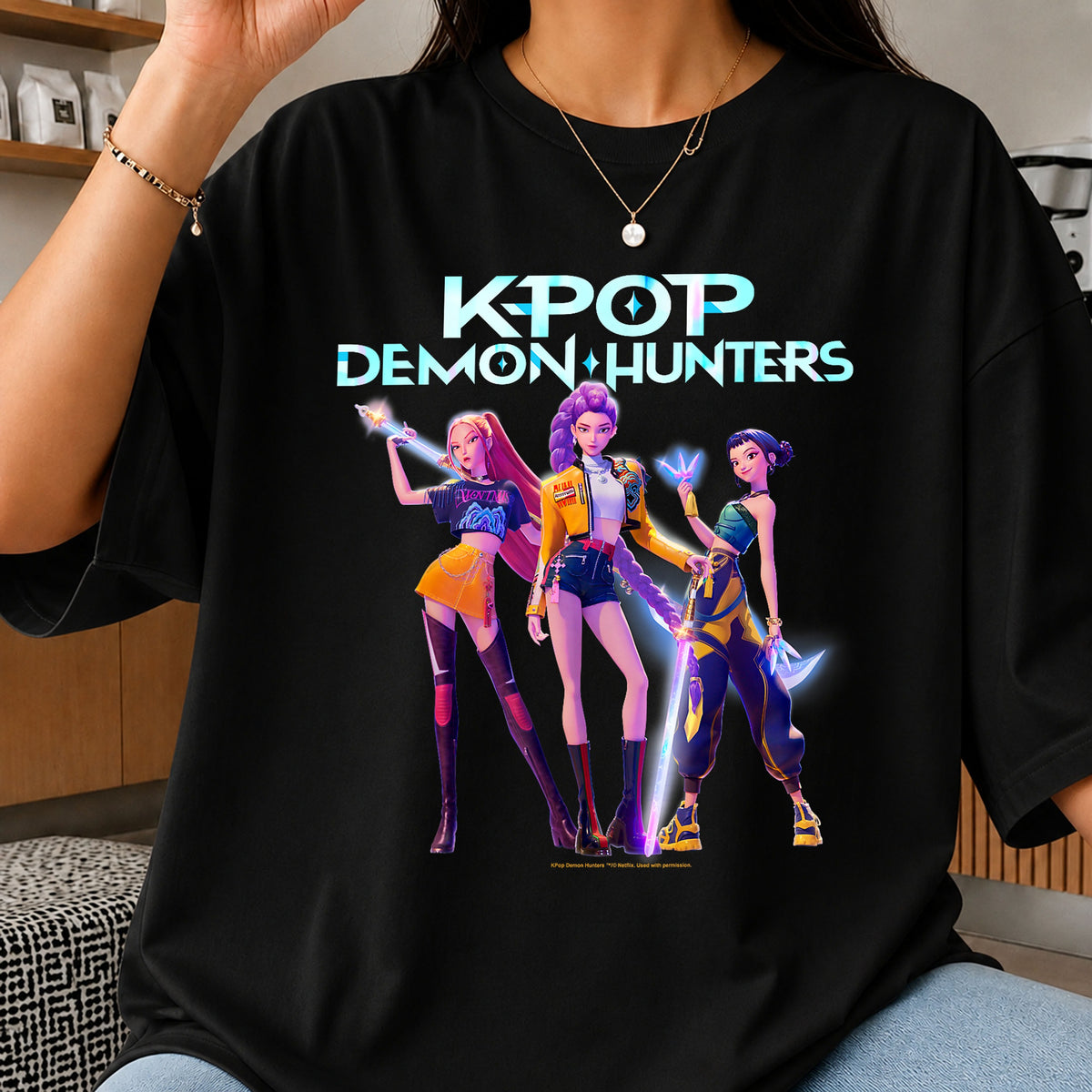 K-Pop Demon Hunters Netflix Trio Characters PNG