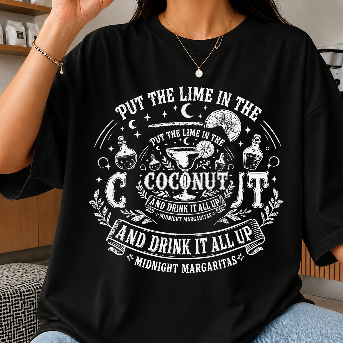 Put The Lime In The Coconut SVG, Midnight Margarita Cocktail