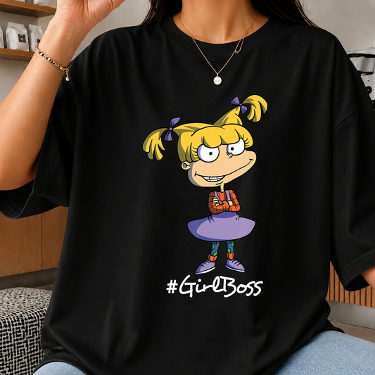 Angelica Pickles Girl Boss Rugrats Cartoon Character PNG