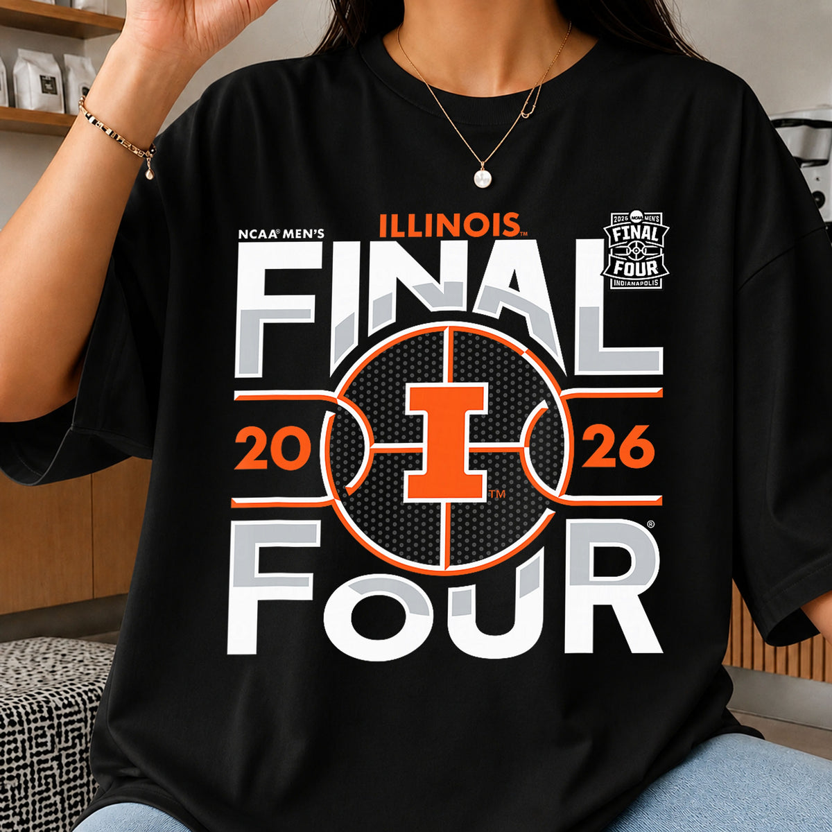 Illinois Fighting Illini 2026 Final Four NCAA Basketball PNG