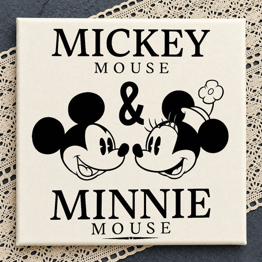 Mickey And Minnie Mouse SVG PNG, Disney Couple SVG, Mickey SVG