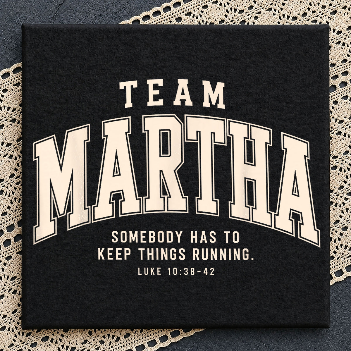 Team Martha Bible Verse PNG, Luke 10 38 Christian Shirt, Faith PNG