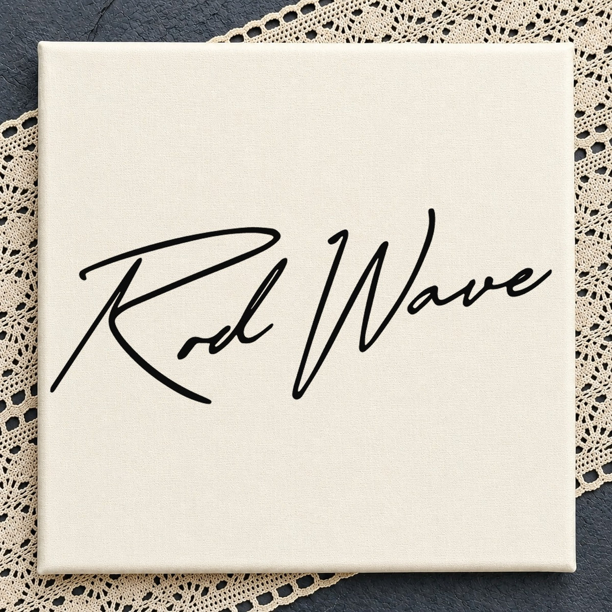 Rod Wave Signature SVG, Rap Music Vinyl Cricut Cut File