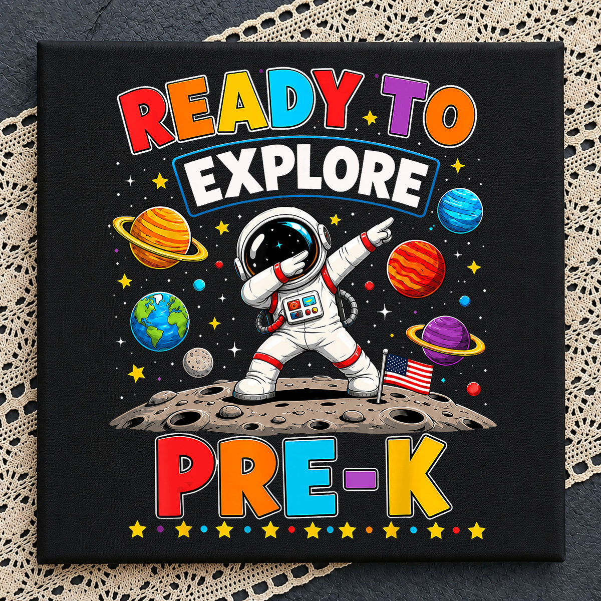 Ready To Explore Pre-K PNG, Back To School PNG, Astronaut PNG