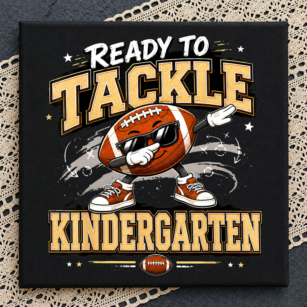 Ready To Tackle Kindergarten PNG, Football PNG, Back To School PNG