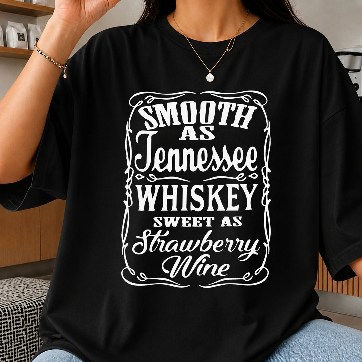 Smooth As Tennessee Whiskey Sweet Strawberry Wine SVG