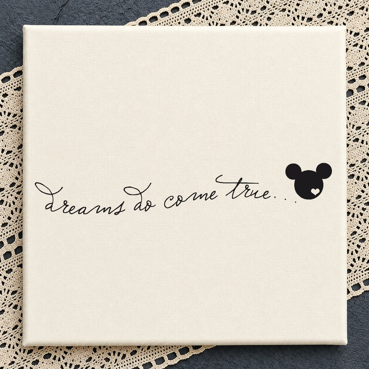 Dreams Do Come True Mickey SVG, Disney Quote SVG, Mickey PNG