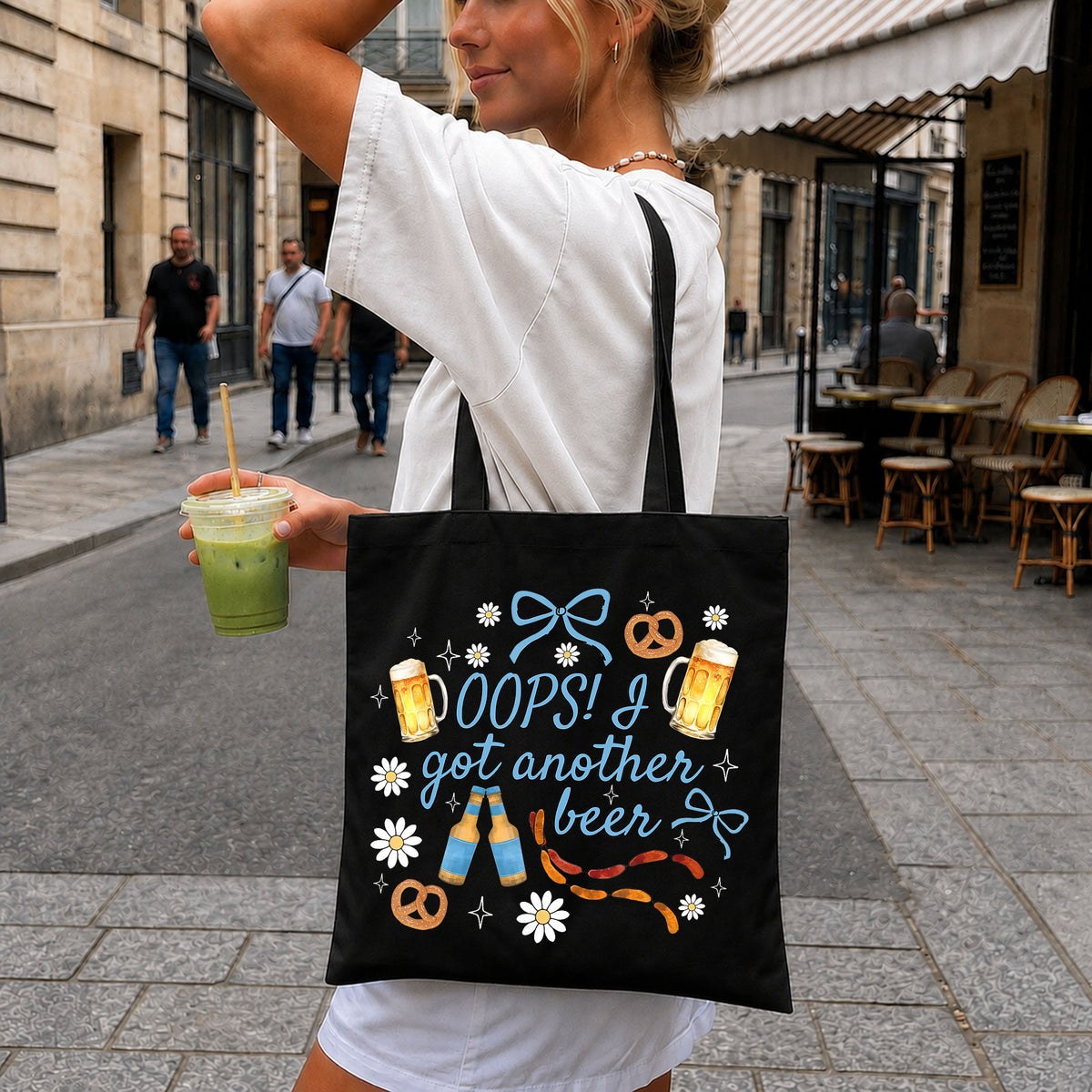 Oops I Got Another Beer Pretzel Daisy Funny PNG