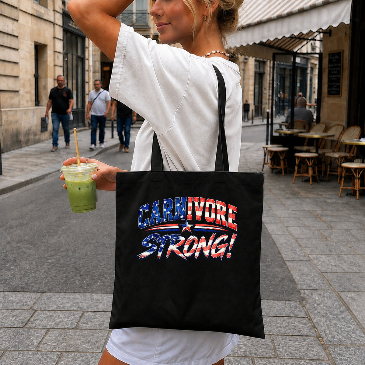 Carnivore Strong PNG, Patriotic American Diet Sublimation