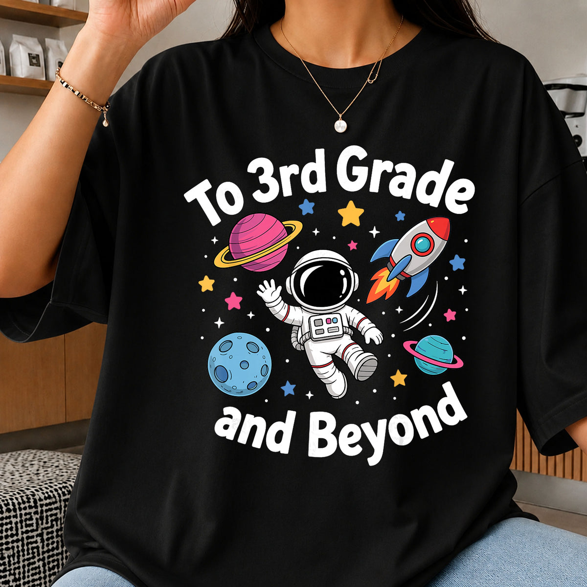 To 3rd Grade And Beyond PNG, Astronaut Space School PNG, Back To School PNG