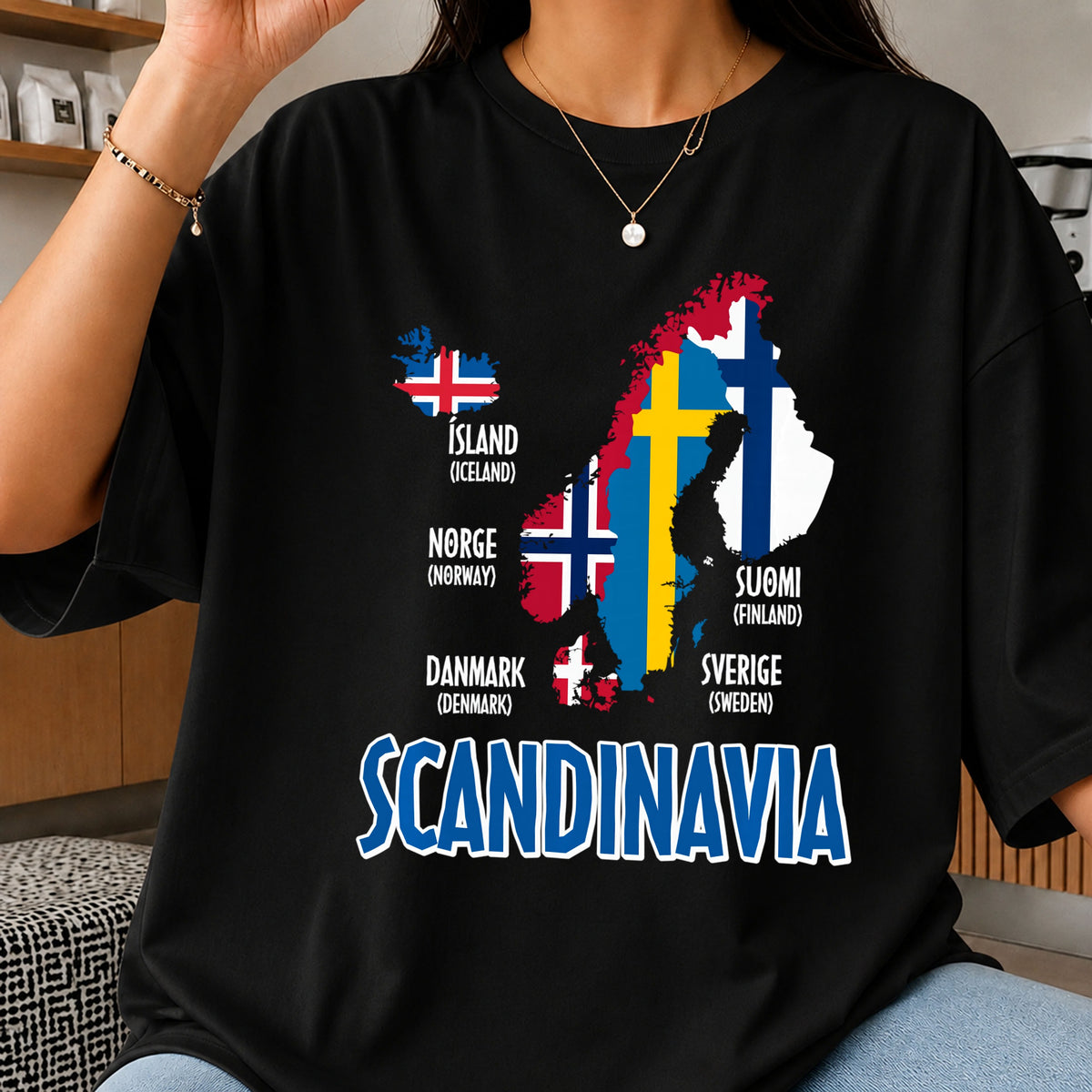 Scandinavia Map PNG, Nordic Countries Flag PNG, Norway Sweden PNG