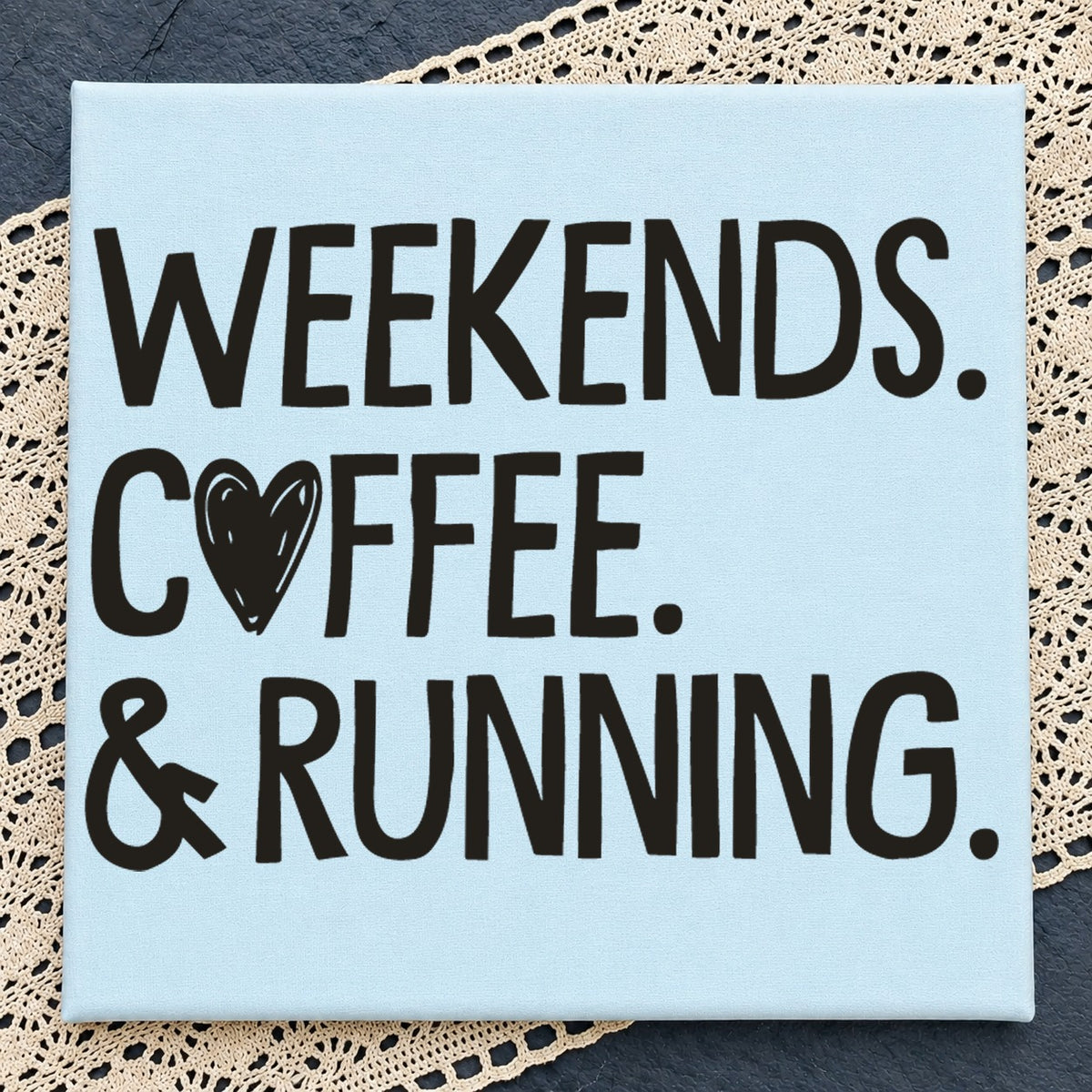 Weekends Coffee And Running SVG, Runner Cricut Cut File