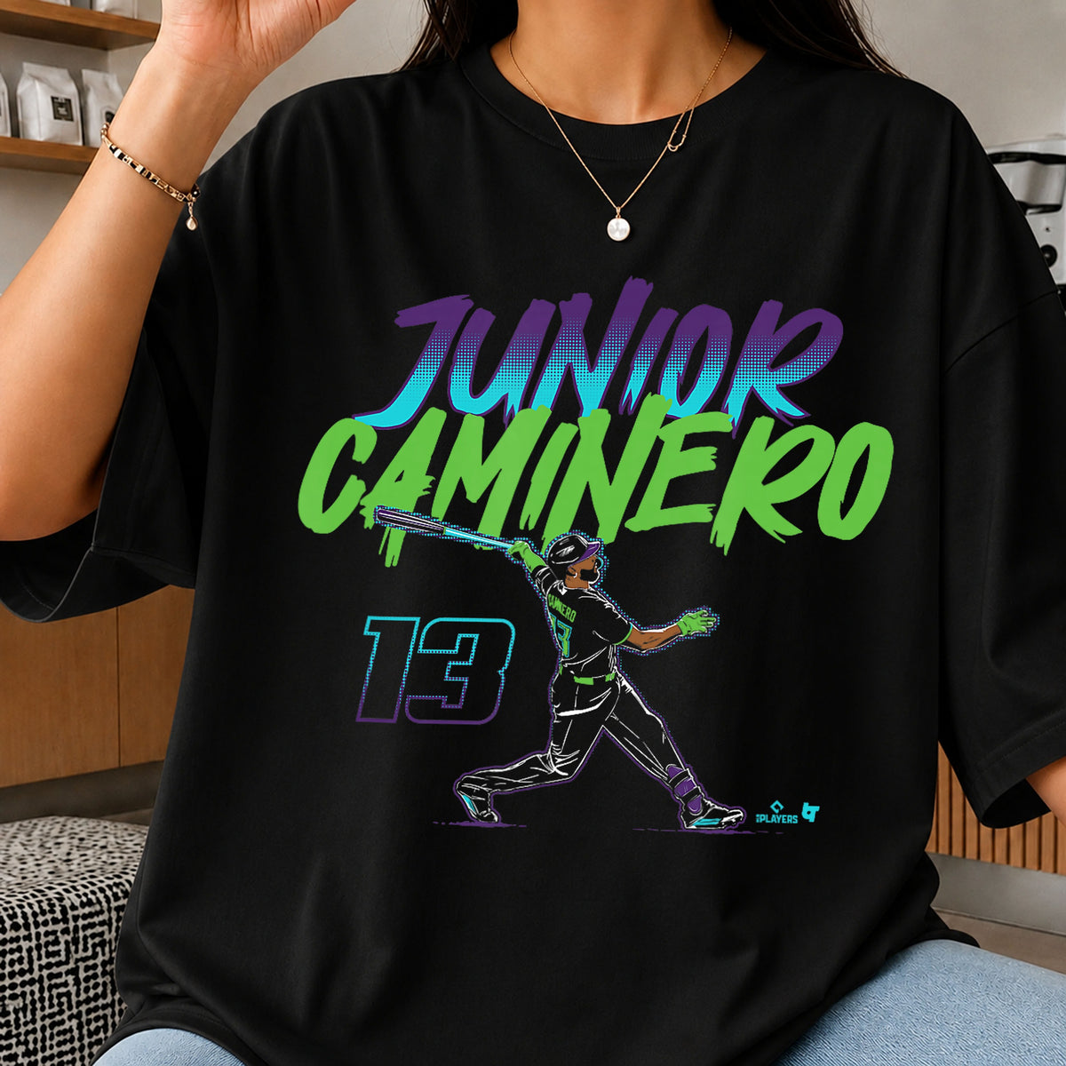 Junior Caminero PNG, Baseball Player Number 13, MLB PNG