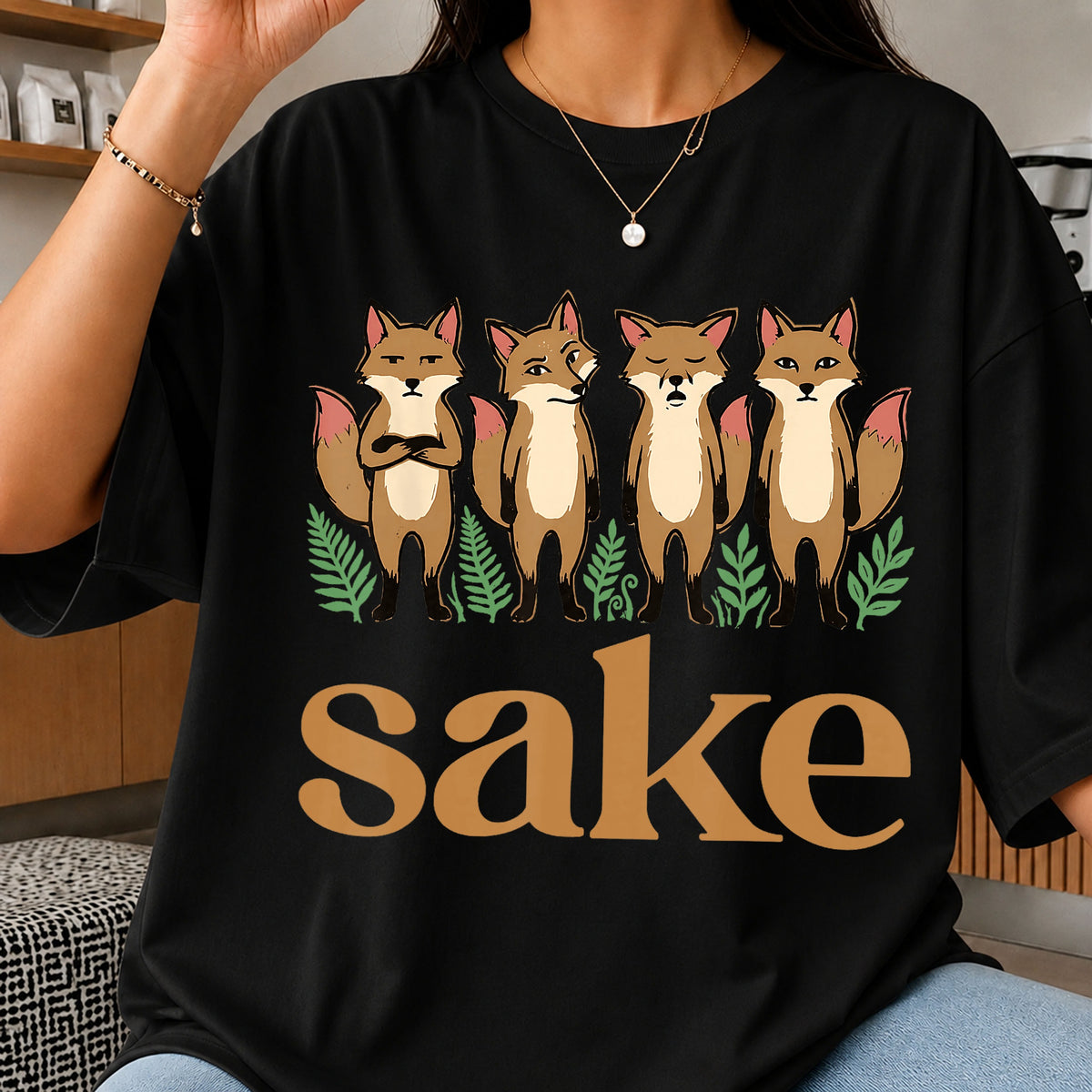 For Fox Sake PNG, Funny Fox Shirt Design, Woodland Fox PNG
