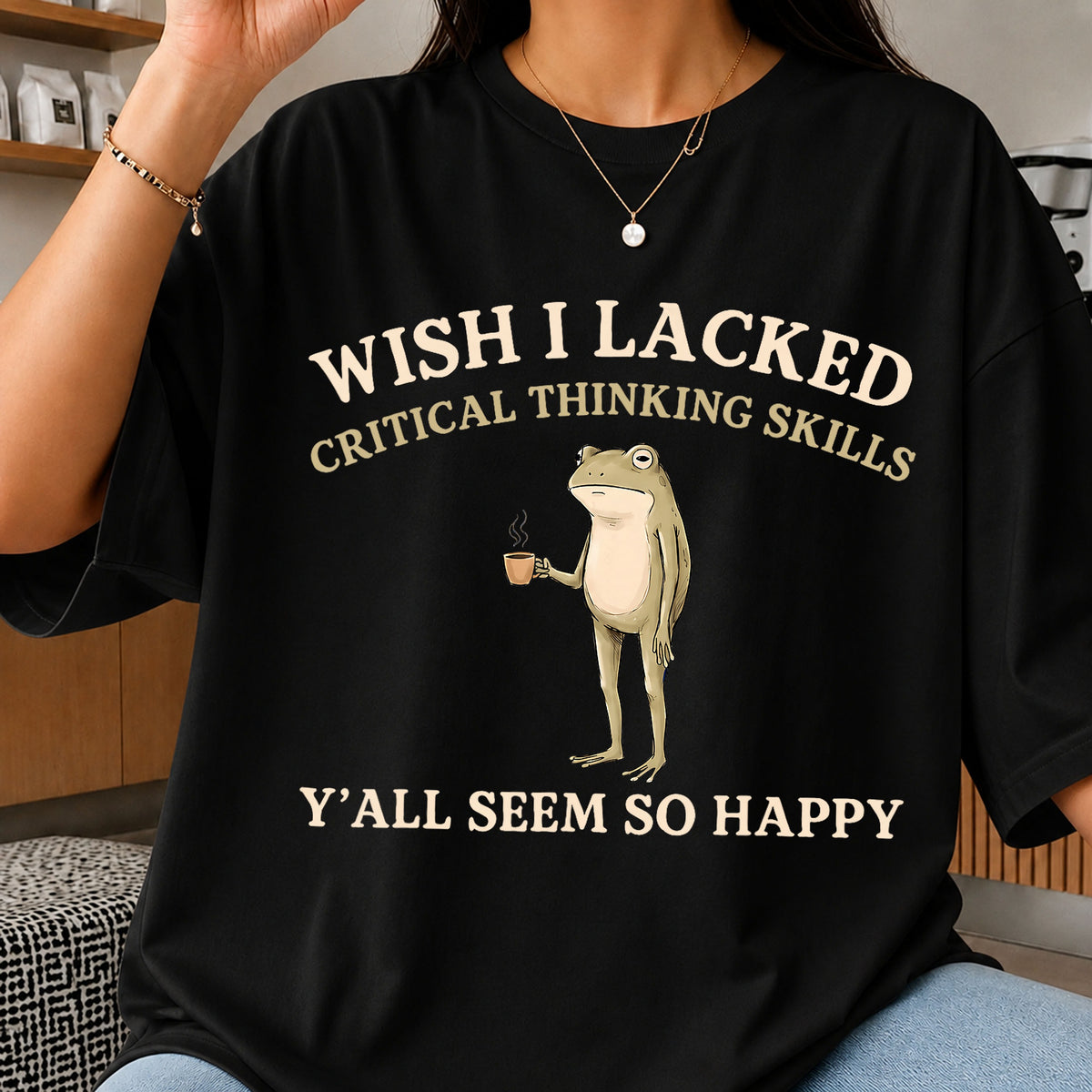 Funny Frog Coffee PNG, Sarcastic Frog Shirt PNG, Humor PNG