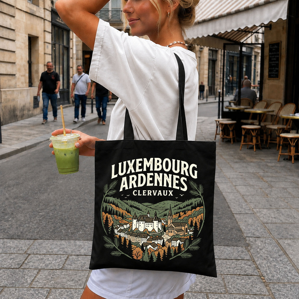 Luxembourg Ardennes Clervaux Belgium Travel Vintage PNG